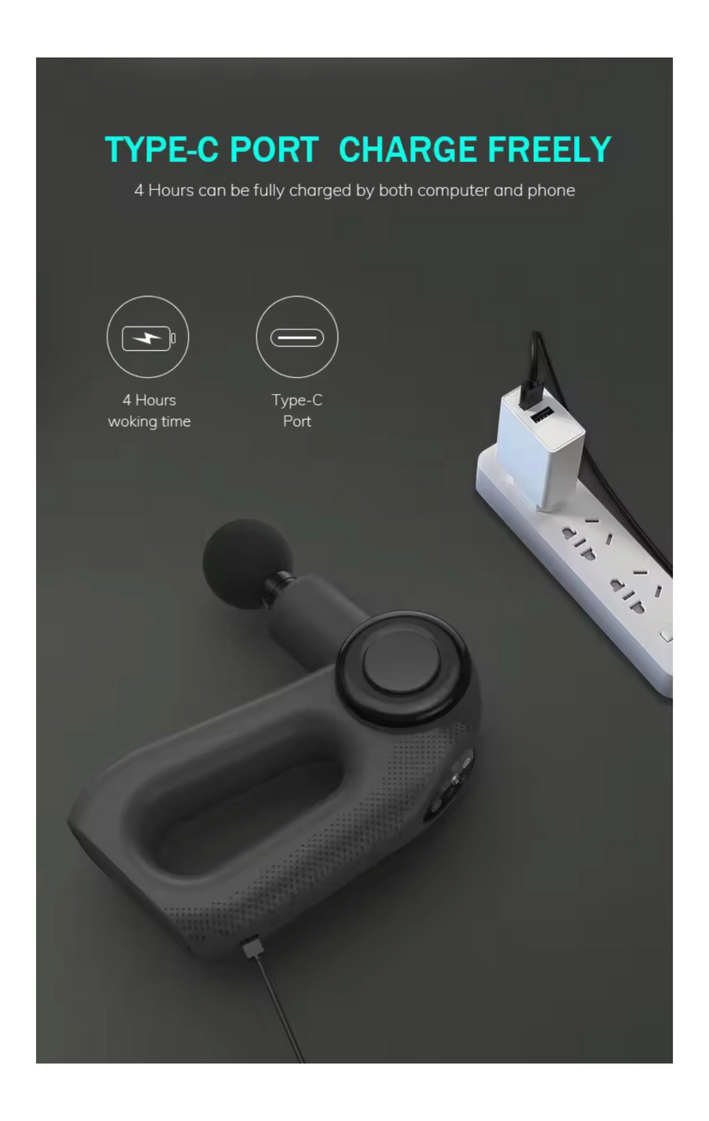 Multi-Angle Percussion Massage Gun