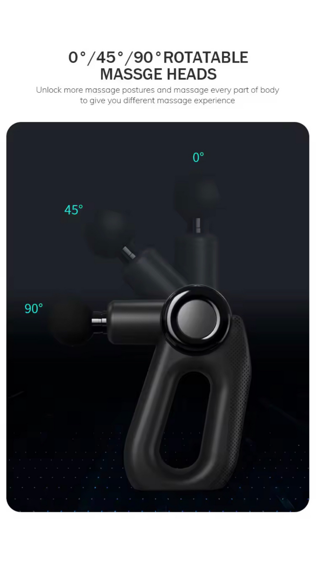 Multi-Angle Percussion Massage Gun